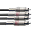 Stagg STC3C Dual RCA to RCA Dual Cable - 3 Meter - Zoso Music