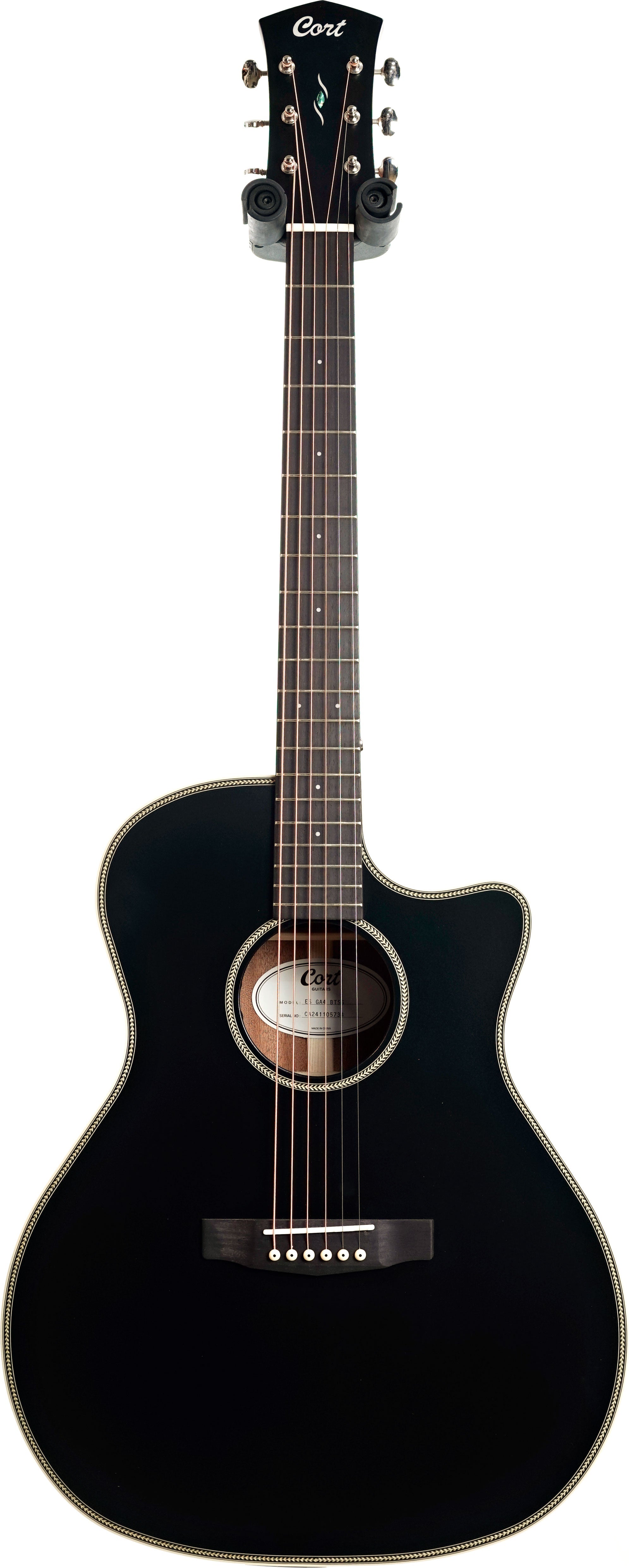 Cort Essence-GA4 Special Acoustic-Electric Guitar ( Black Top Semi Gloss ) |  CORT |  ACOUSTIC GUITAR |  Zoso Music