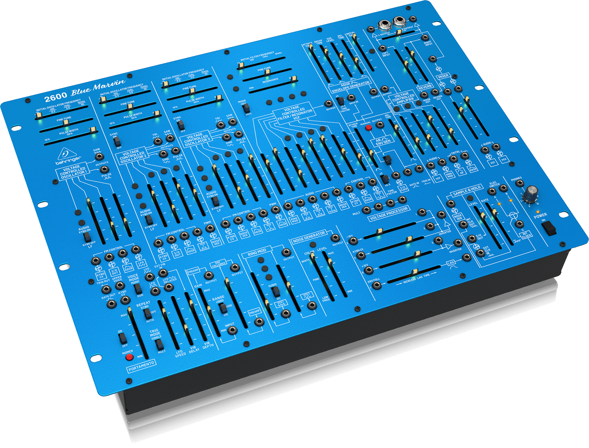 Behringer 2600 Blue Marvin Limited-Edition Analog Semi-modular Synthesizer | BEHRINGER , Zoso Music