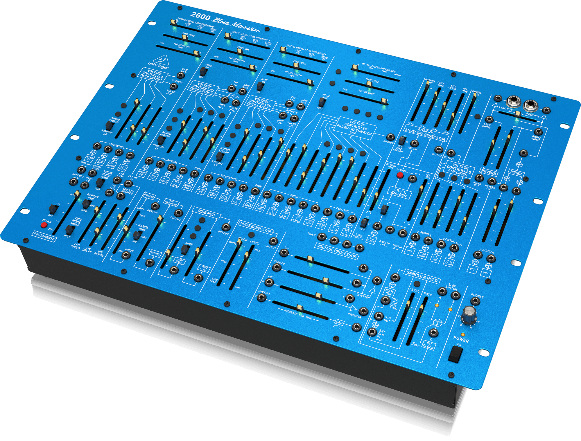 Behringer 2600 Blue Marvin Limited-Edition Analog Semi-modular Synthesizer | BEHRINGER , Zoso Music