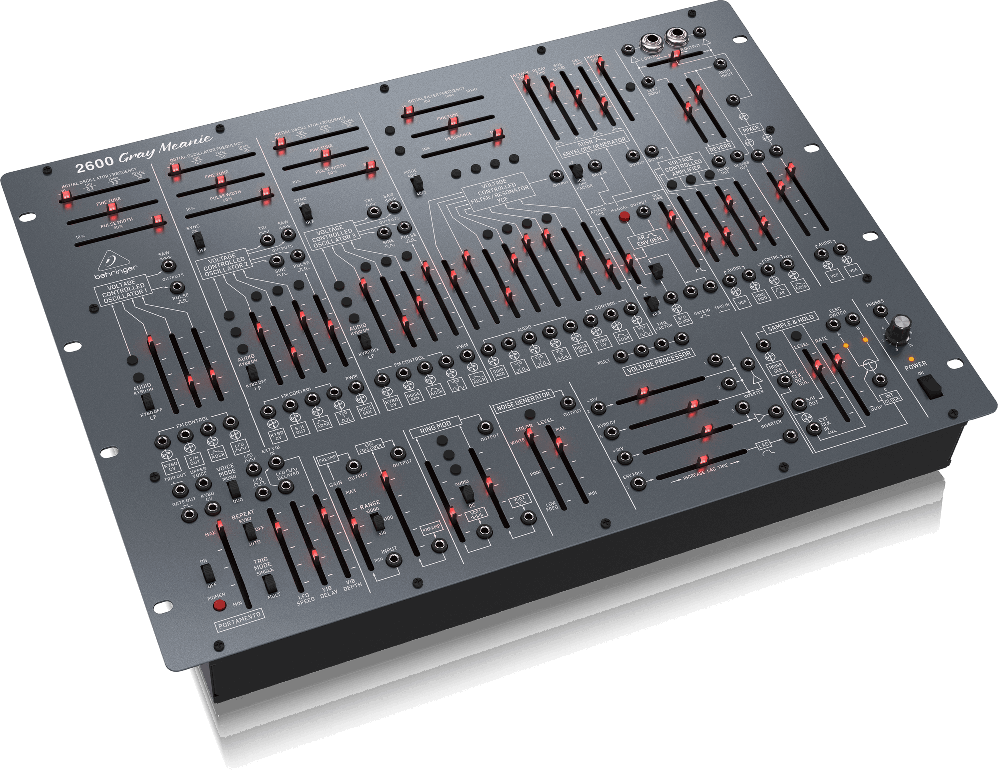 Behringer 2600 Gray Meanie Limited-Edition Analog Semi-modular Synthesizer | BEHRINGER , Zoso Music
