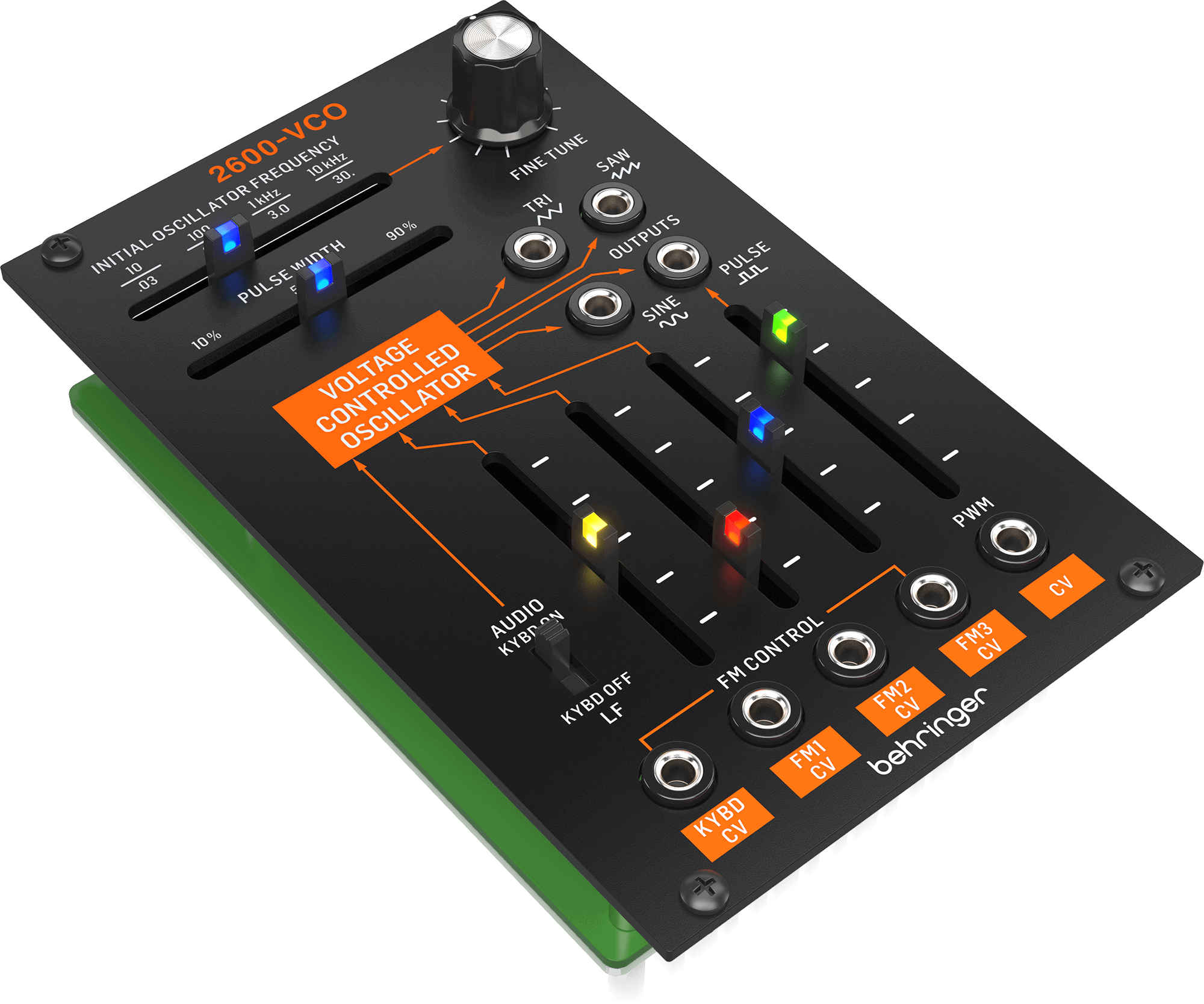 Behringer 2600 VCO Eurorack Voltage-Controlled Oscilator | BEHRINGER , Zoso Music