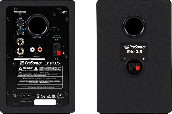 PreSonus Eris 3.5 2nd Gen 3.5-Inch Media Reference Monitors (Pair) |  PRESONUS |  STUDIO MONITOR |  Zoso Music