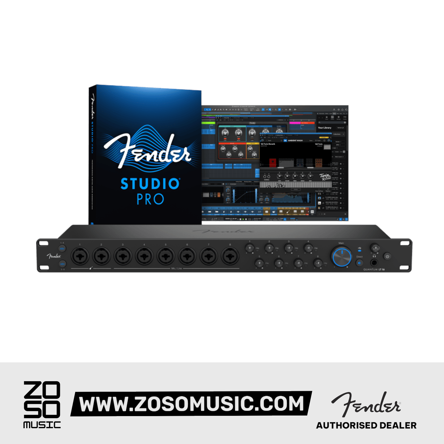 Fender Studio Quantum LT 16 USB-C Audio Interface
