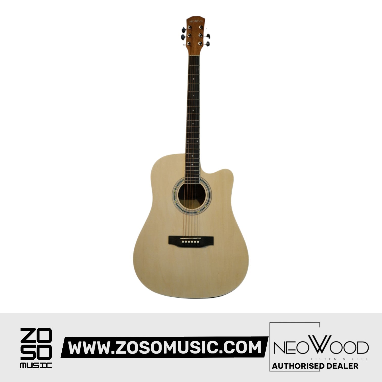 Neowood ED10 N 41IN Acoustic Guitar Matte Finisih Natural |  NEOWOOD |  ACOUSTIC GUITAR |  Zoso Music