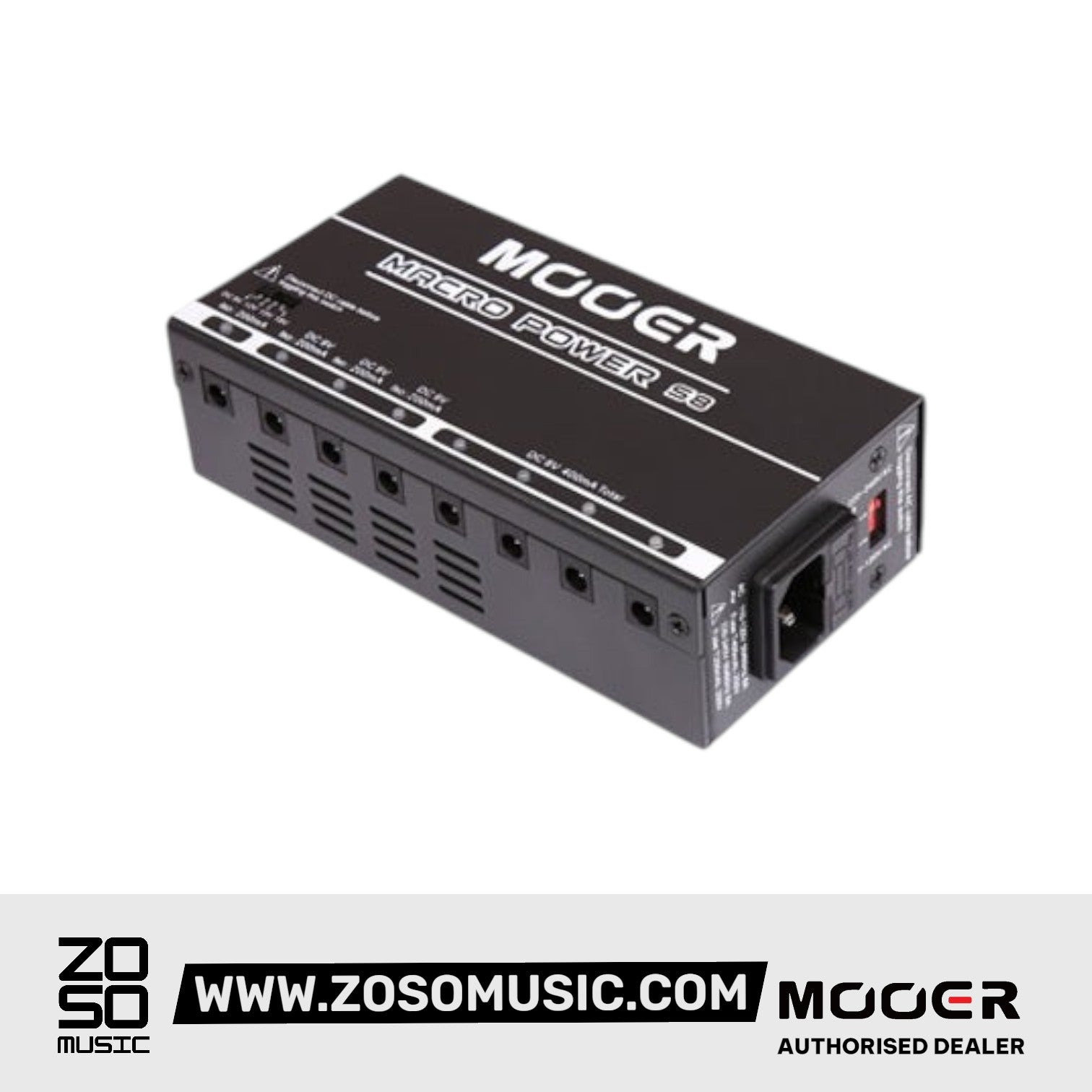 Mooer Macro Power S8 Effects Power Supply | Zoso Music Sdn Bhd
