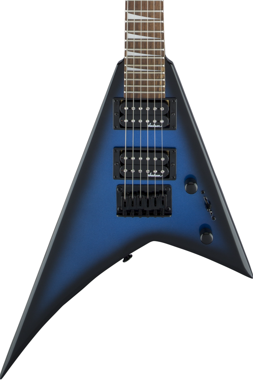 Jackson JS Series RR Minion JS1X Electric Guitar, Amaranth FB, Metallic Blue Burst |  JACKSON |  ELECTRIC GUITAR |  Zoso Music
