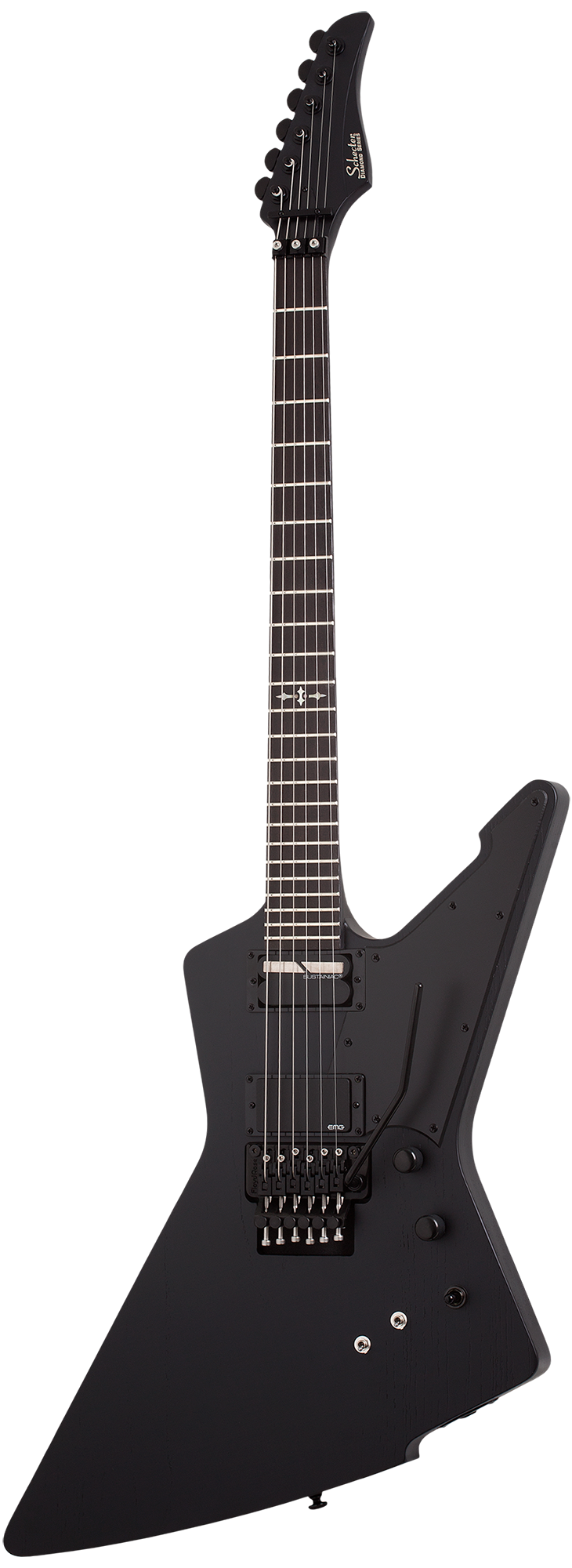Schecter Jake Pitts E-1 FR S Electric Guitar - Satin Black Open Pore