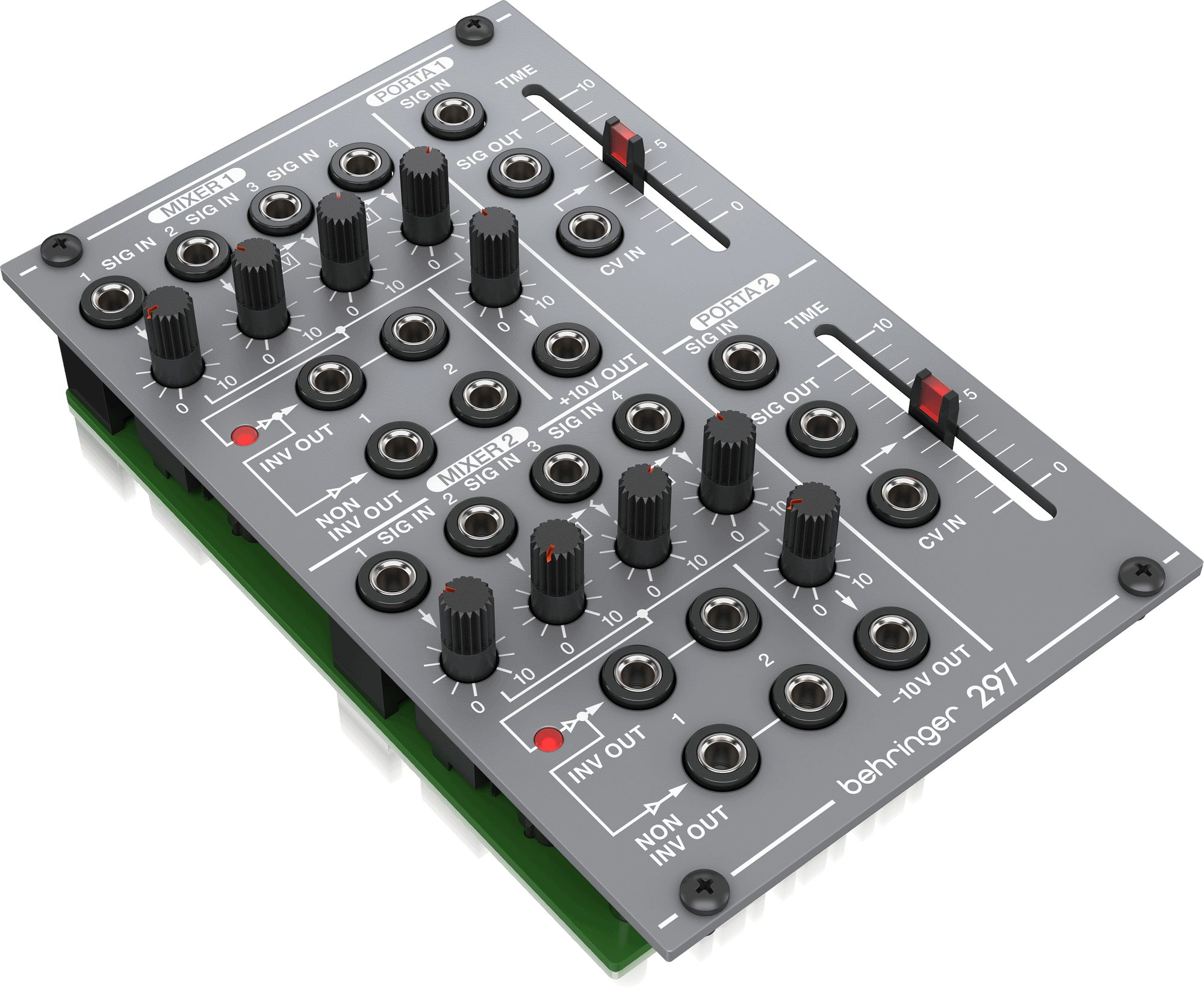 Behringer 297 Dual Portamento / CV Utilities Eurorack Module | BEHRINGER , Zoso Music