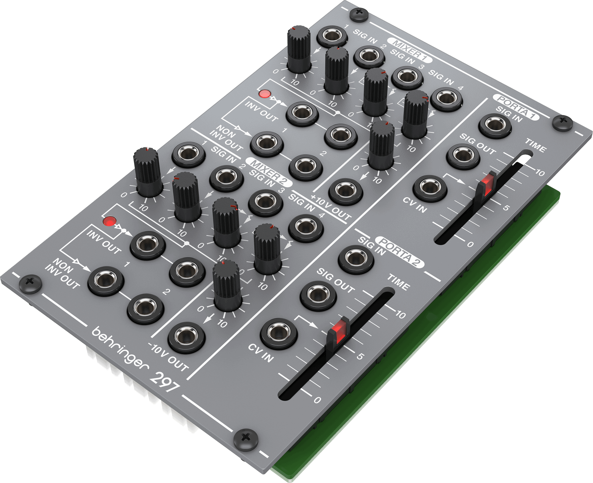 Behringer 297 Dual Portamento / CV Utilities Eurorack Module | BEHRINGER , Zoso Music
