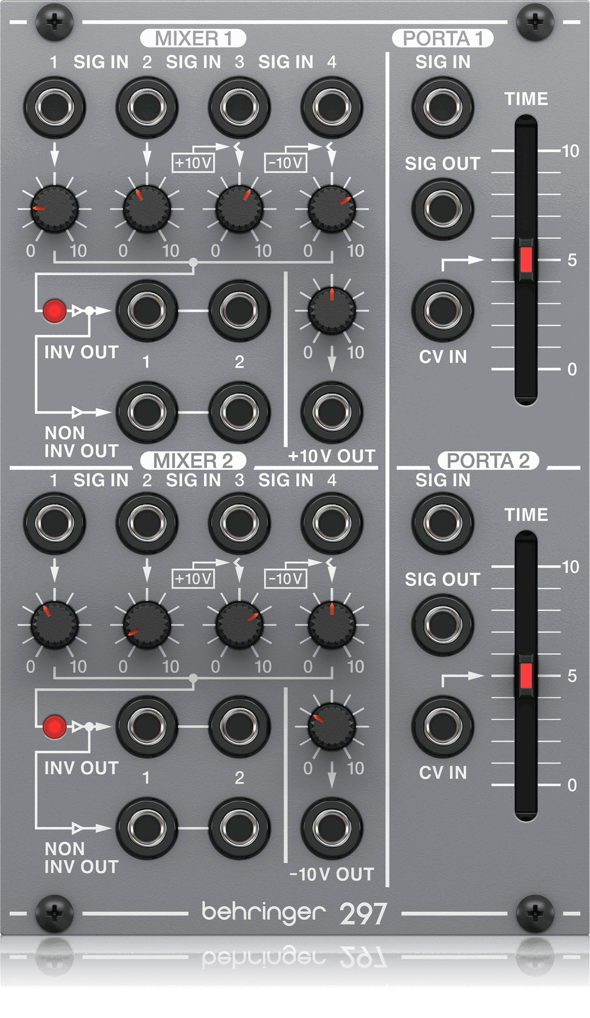 Behringer 297 Dual Portamento / CV Utilities Eurorack Module | BEHRINGER , Zoso Music