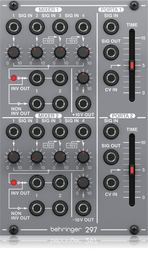 Behringer 297 Dual Portamento / CV Utilities Eurorack Module | BEHRINGER , Zoso Music