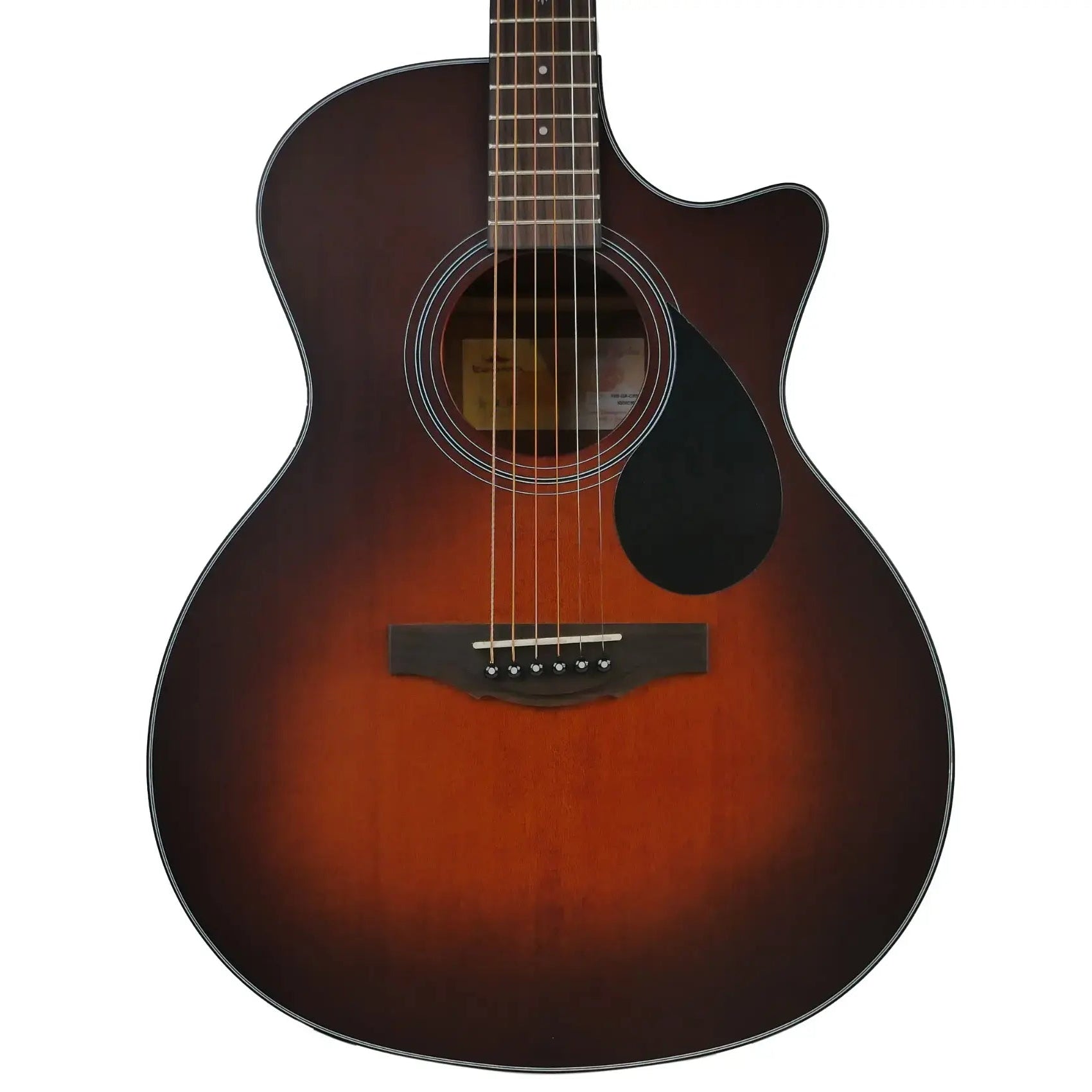 Kepma F0-Be Phoenix Series Solid Top Cutaway Acoustic Guitar with AcoustiFex® K-10 - Cherry Red Matt | Zoso Music Sdn Bhd
