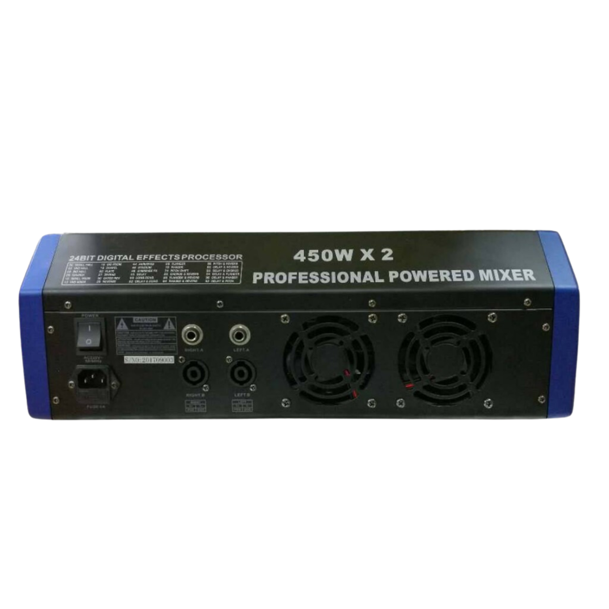 Neowood TF8D Powered Mixer 8channel 250wx2 @ 4ohm |  NEOWOOD |  MIXER-POWERED |  Zoso Music