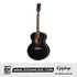 (Epiphone Inspired by Gibson Custom) Epiphone ECJ180LSEBNH1 J-180 LS Acoustic-Electric Guitar - Ebony |  EPIPHONE |  ACOUSTIC GUITAR |  Zoso Music