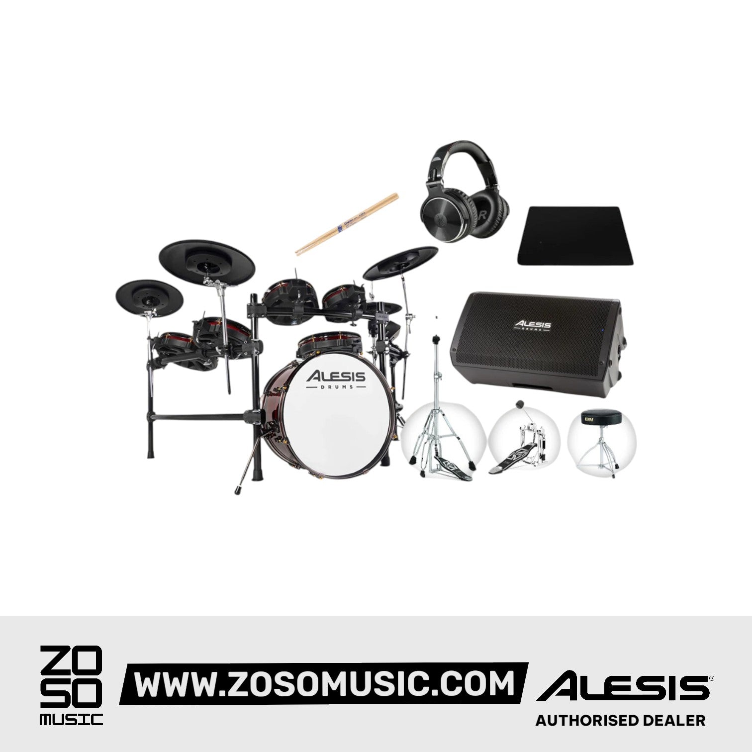 Alesis Strata Prime Electronic Drum Kit |  ALESIS |  DRUM-ELECTRONIC |  Zoso Music