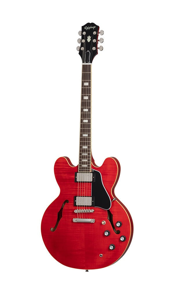 Epiphone EIES335MSSCHNH1 Marty Schwartz ES-335 Semi-hollowbody Electric Guitar, Case Included - Sixties Cherry