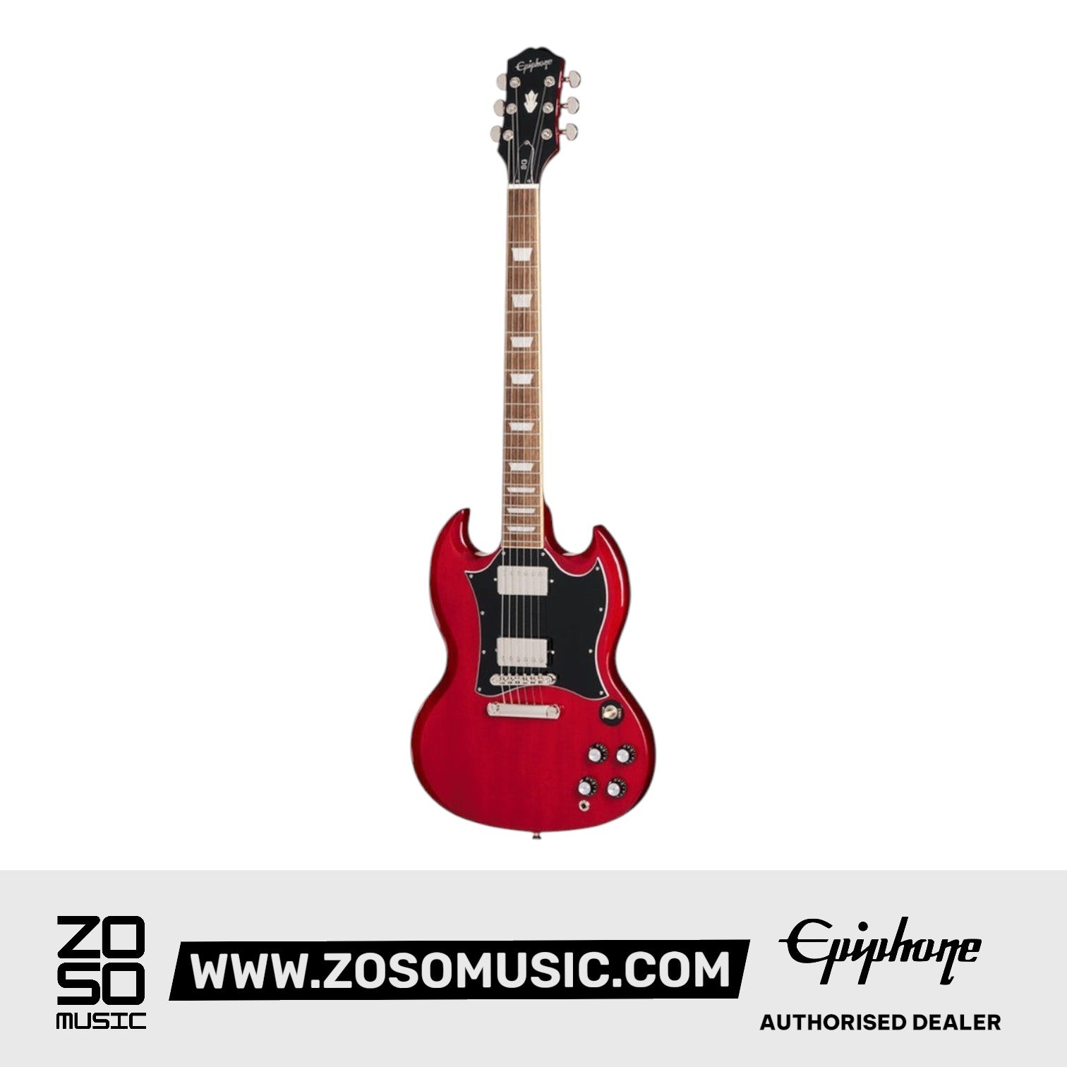 Epiphone EIGSGSCHNHR SG Standard Electric Guitar - Cherry |  EPIPHONE |  ELECTRIC GUITAR |  Zoso Music
