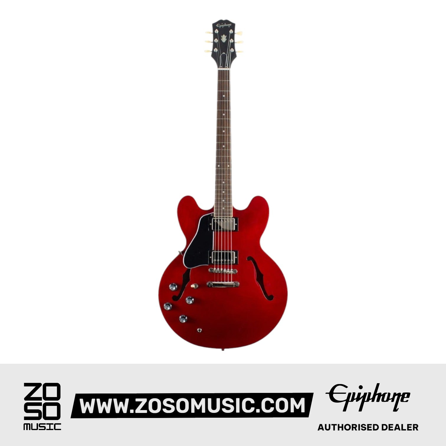 Epiphone 1962 Gibson ES-335 Reissue '60s Cherry Semi-hollow Electric Guitar - Sixties Cherry