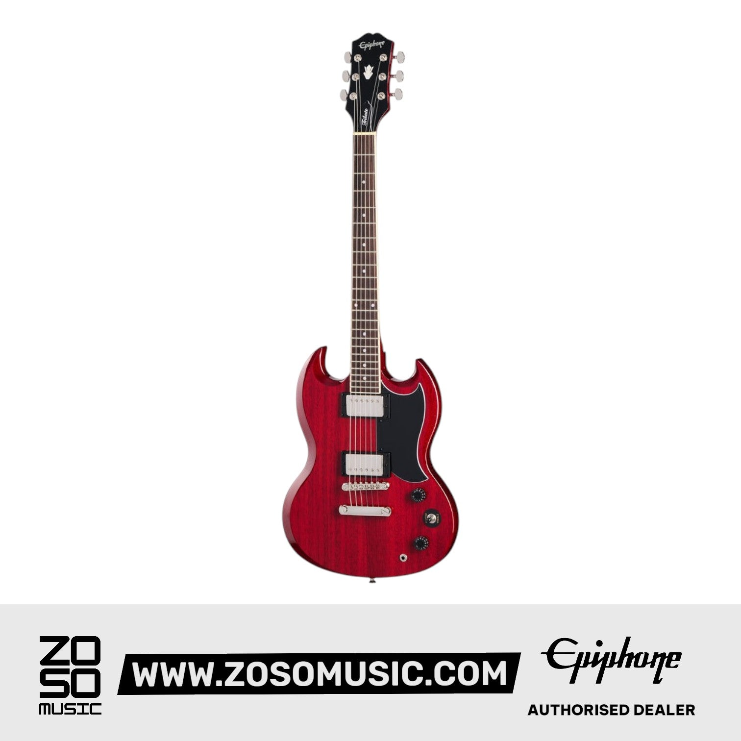 Epiphone E1SGTCHNH1 SG Tribute Electric Guitar - Cherry ( + FREE Gator GBE-ELECT Gig Bag ) |  EPIPHONE |  ELECTRIC GUITAR |  Zoso Music