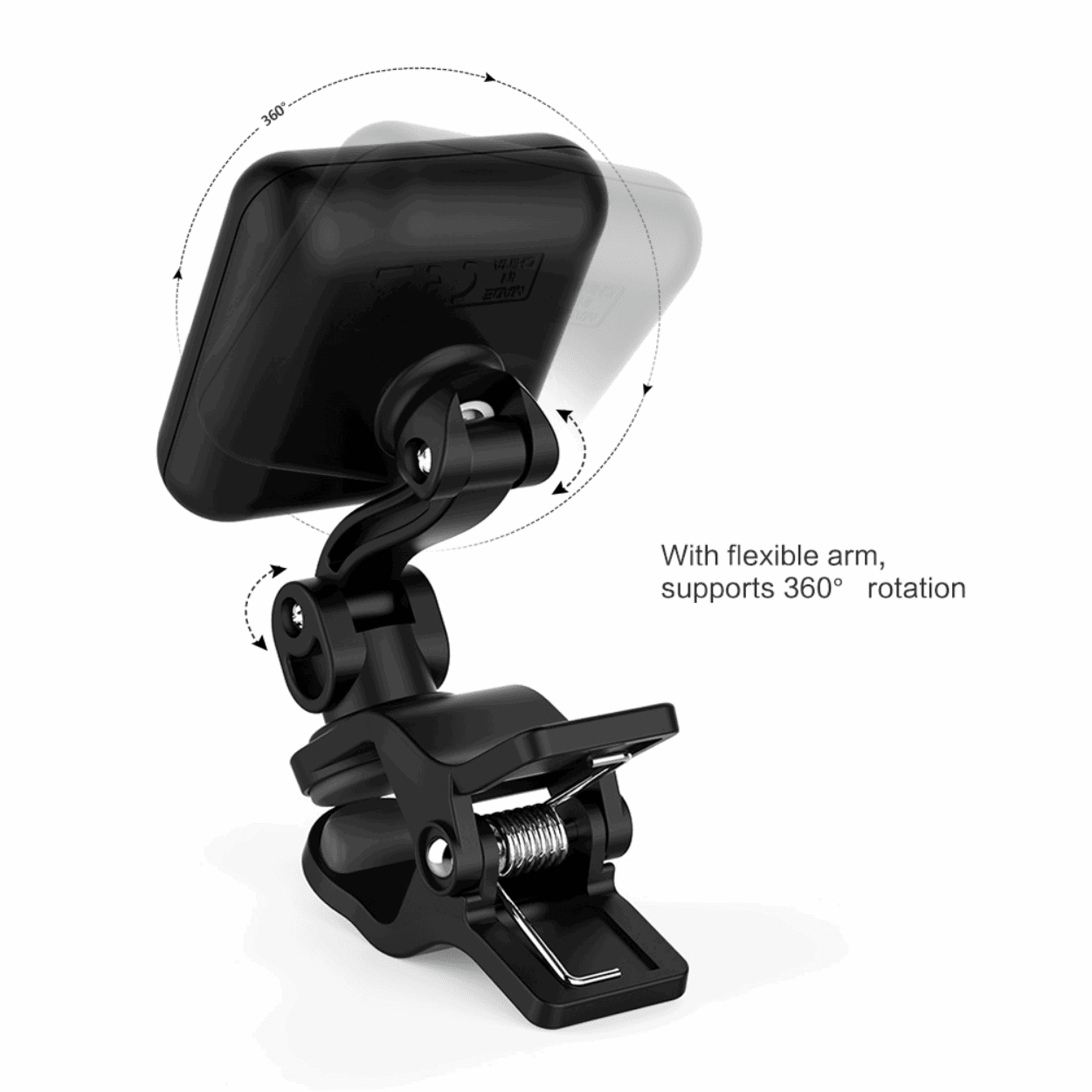 Aroma AMT100 USB Rechargeable Clip On Guitar Tuner | AROMA , Zoso Music