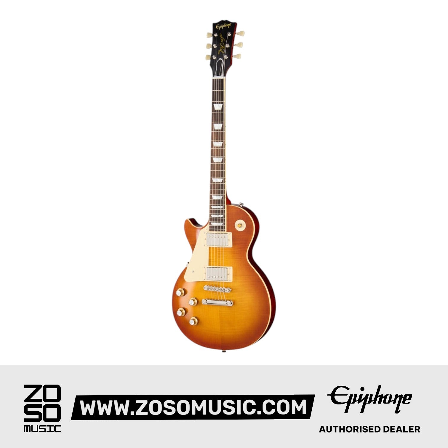 Epiphone 1960 Les Paul Standard Reissue Electric Guitar - Iced Tea Burst