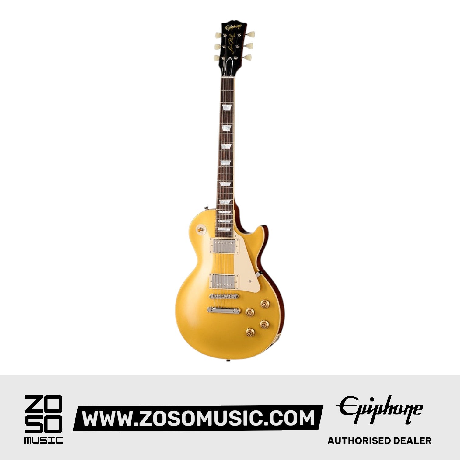 Epiphone 1957 Les Paul Goldtop Reissue Electric Guitar - Goldtop |  EPIPHONE |  ELECTRIC GUITAR |  Zoso Music