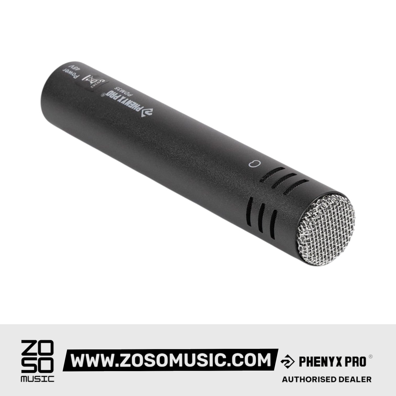 Phenyx Pro PDM35 Overhead Condenser Mic w/ Super-Cardioid Pattern Microphone |  PHENYX PRO |  MICROPHONE-CONDENSER |  Zoso Music