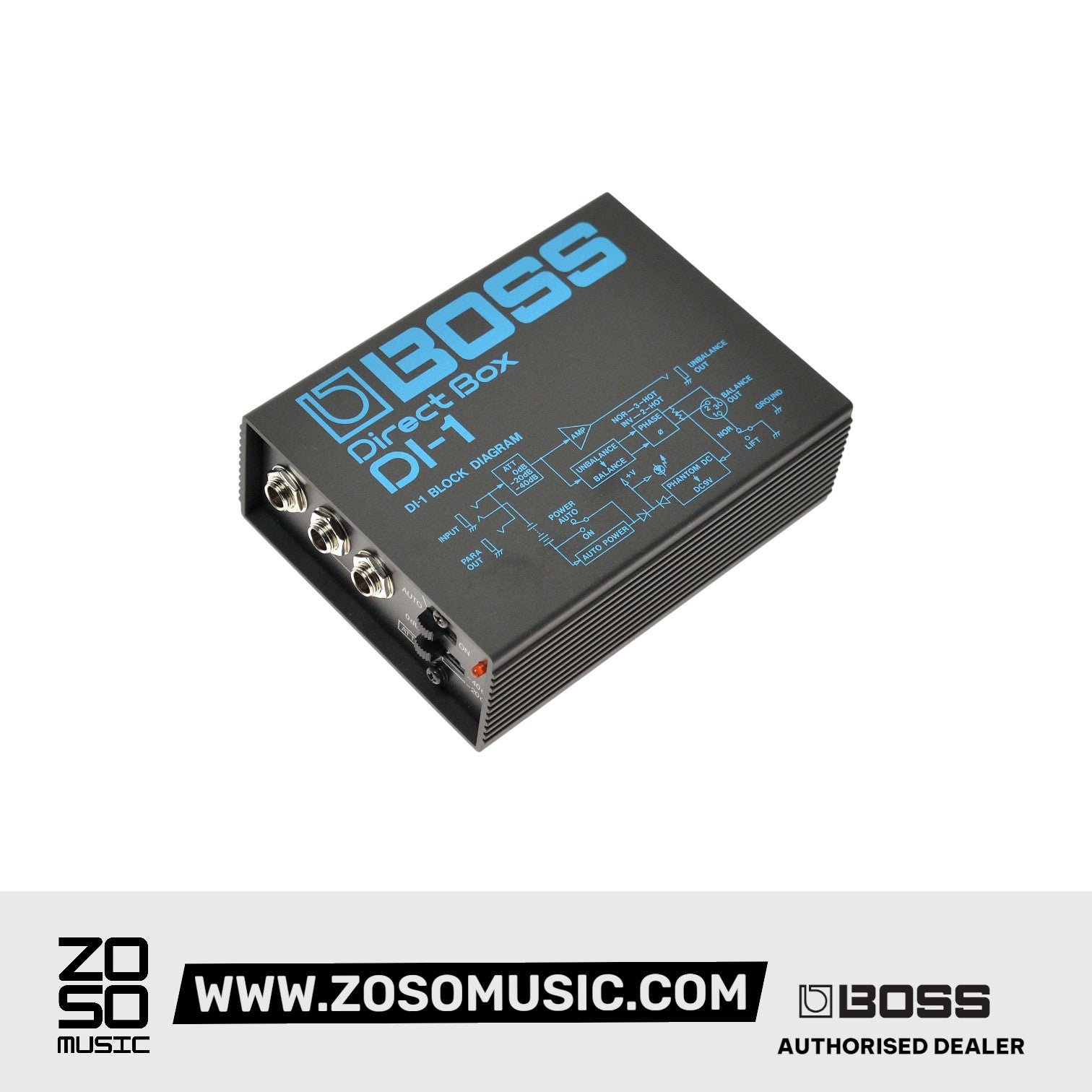 BOSS DI-1 DIRECT BOX | BOSS , Zoso Music