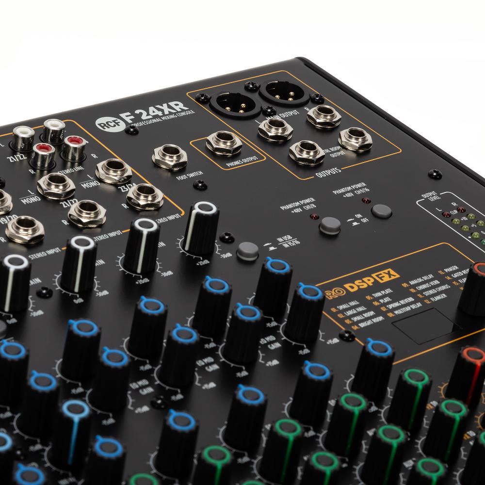 RCF F24XR 24-channel Mixing Console With Multi-fx & Recording |  RCF |  CONSOLE |  Zoso Music