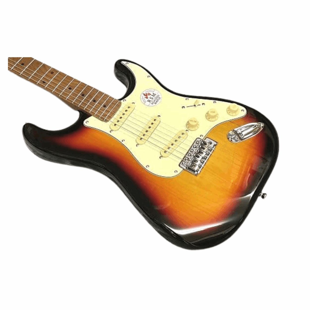 Bacchus Bst-1-rsm/m-3ts Universe Series Roasted Maple Electric Guitar, 3 Tone Sunburst With Bag