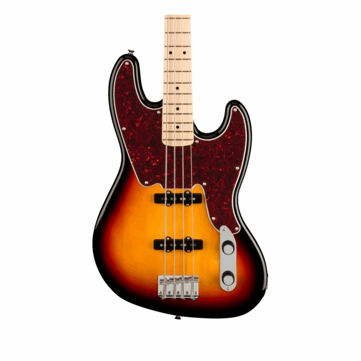 Squier Paranormal Series 54 Jazz Bass Electric Guitar, 3-tone Sunburst