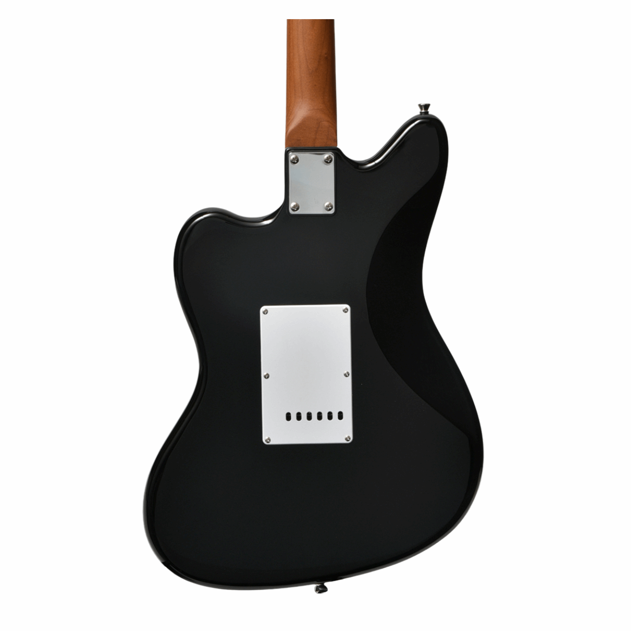 Bacchus Bjm-1rsm/m-blk Universe Series Roasted Maple Electric Guitar, Black With Bag