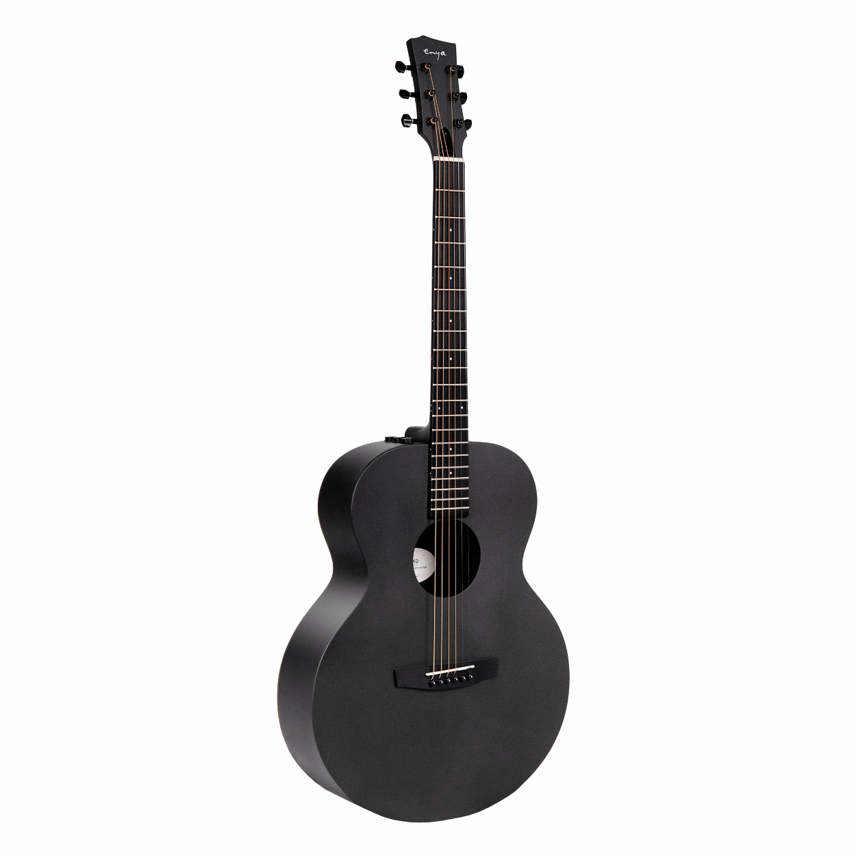 ENYA EA-X0 41IN HPL SPRUCE & HPL KOA (AJ BODY) W/BAG BLACK (BK) | ENYA , Zoso Music