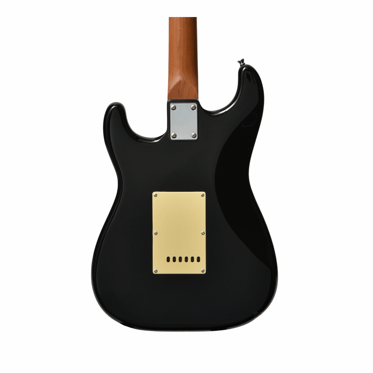 Bacchus Bst-1-rsm/m-blk Universe Series Roasted Maple Electric Guitar, Black With Bag