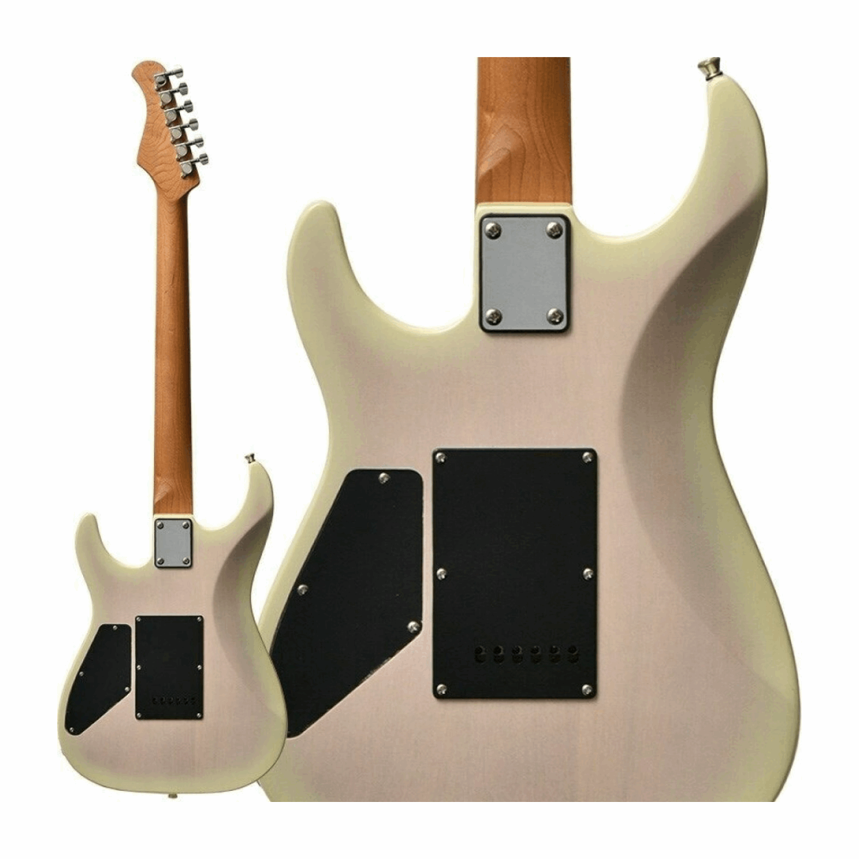 Bacchus Imperial24-bp-rsm/m Universe Series Roasted Maple Electric Guitar, Blonde Burst With Bag