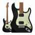 Bacchus Bst-3-rsm/m-blk Universe Series Roasted Maple Electric Guitar, Black With Bag