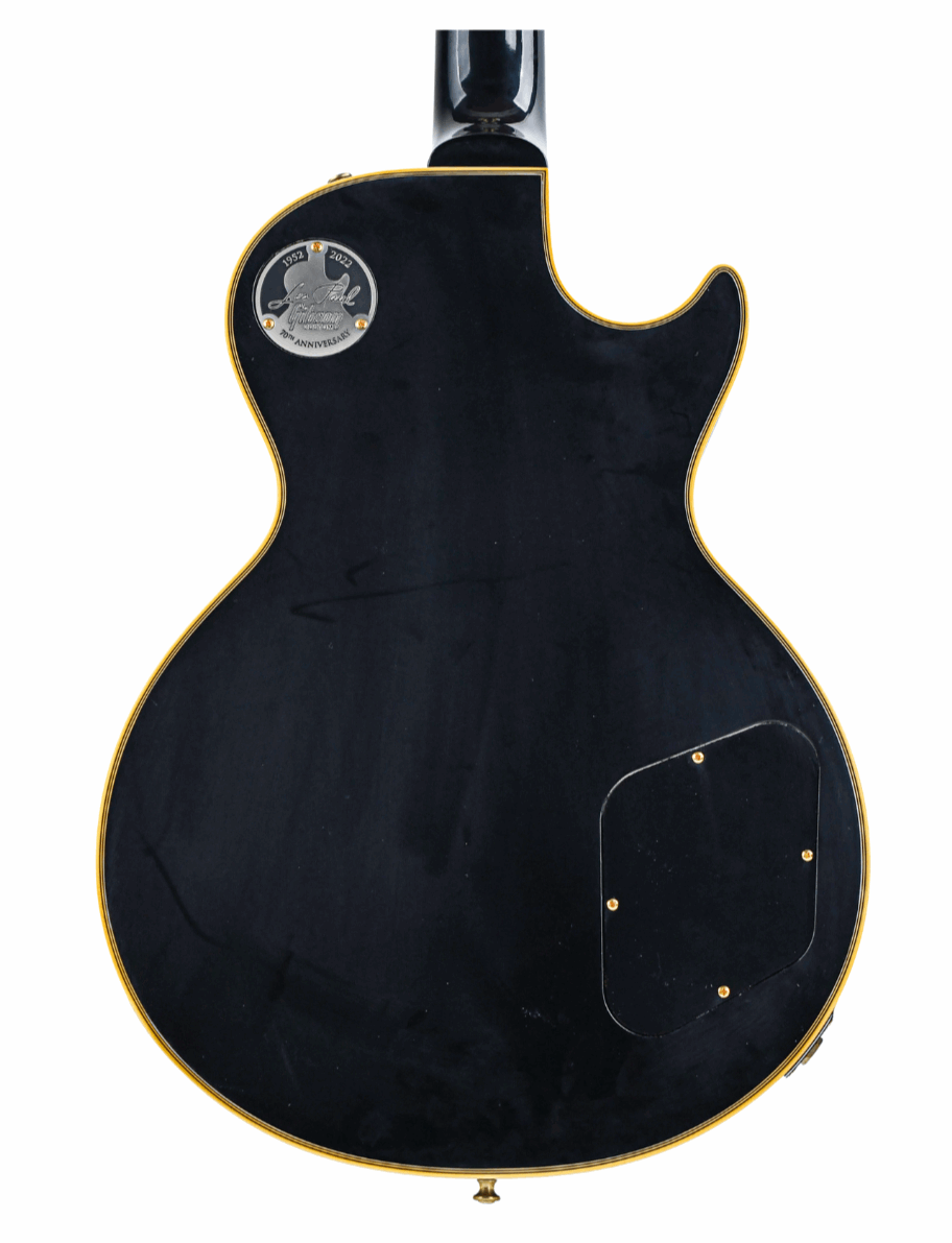 Gibson 1954 Les Paul Custom Staple Pickup Reissue VOS (Left-handed) Electric Guitar, Ebony (LPB54LHVOEBGH1)