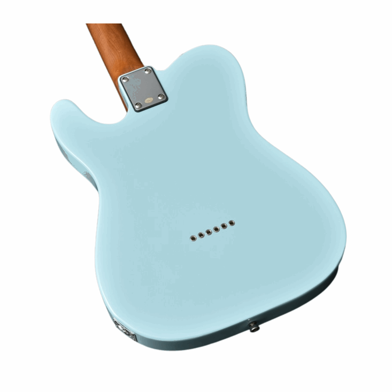 Bacchus Bte-2-rsm/m-sob Universe Series Roasted Maple Electric Guitar, Pastel Sonic Blue With Bag