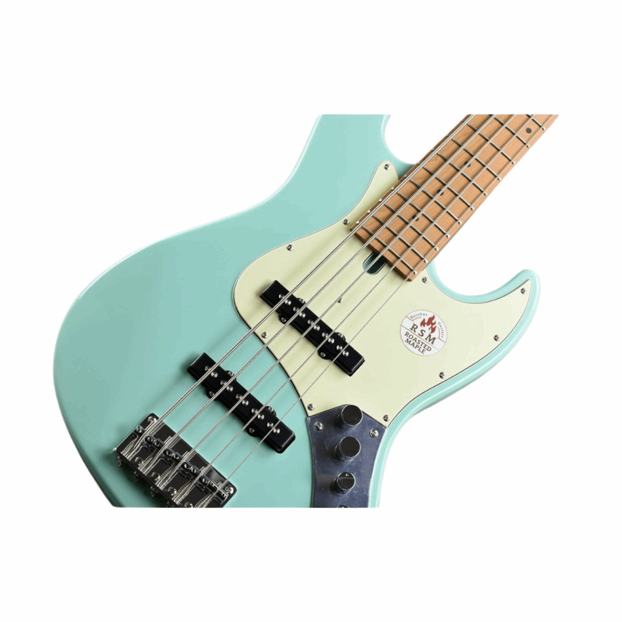 Bacchus Wjb5-630-rsm/m-act Sfg 5 String Base Universe Series Bacchus, Seafoam Green With Bag
