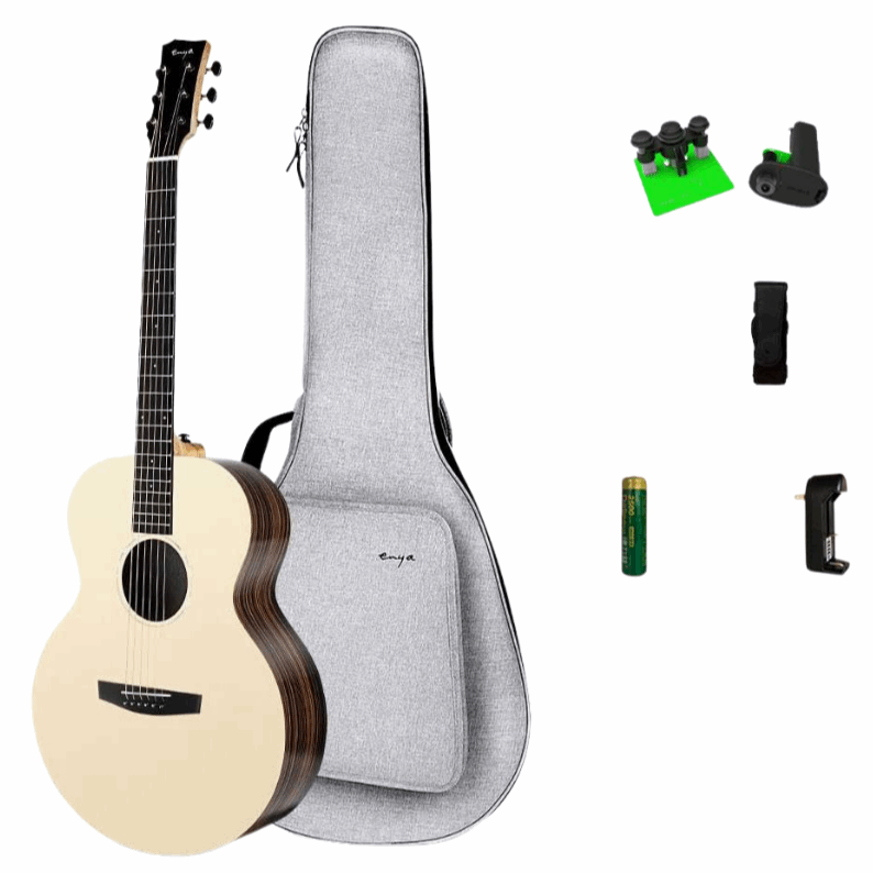 Enya EA-X2e 41" Acoustic Guitar Solid Englemann Spruce Top & Transacoustic Pickup With Bag And Accessories | ENYA , Zoso Music