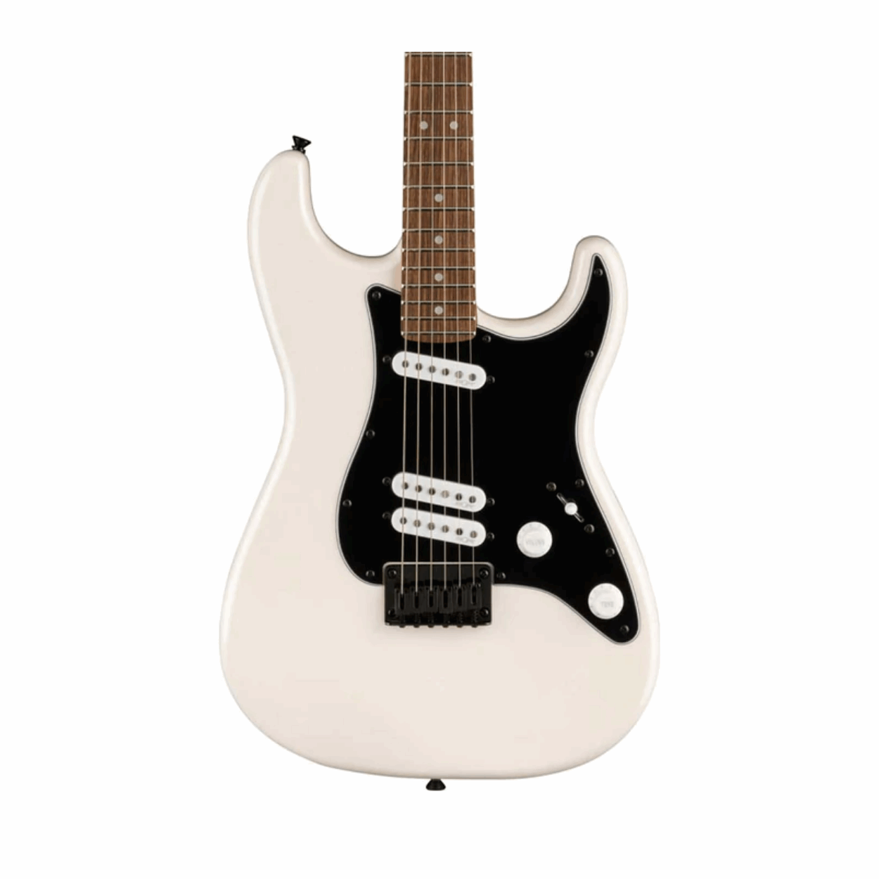 Squier Contemporary Stratocaster Special Hardtail Electric Guitar, Laurel FB, Pearl White