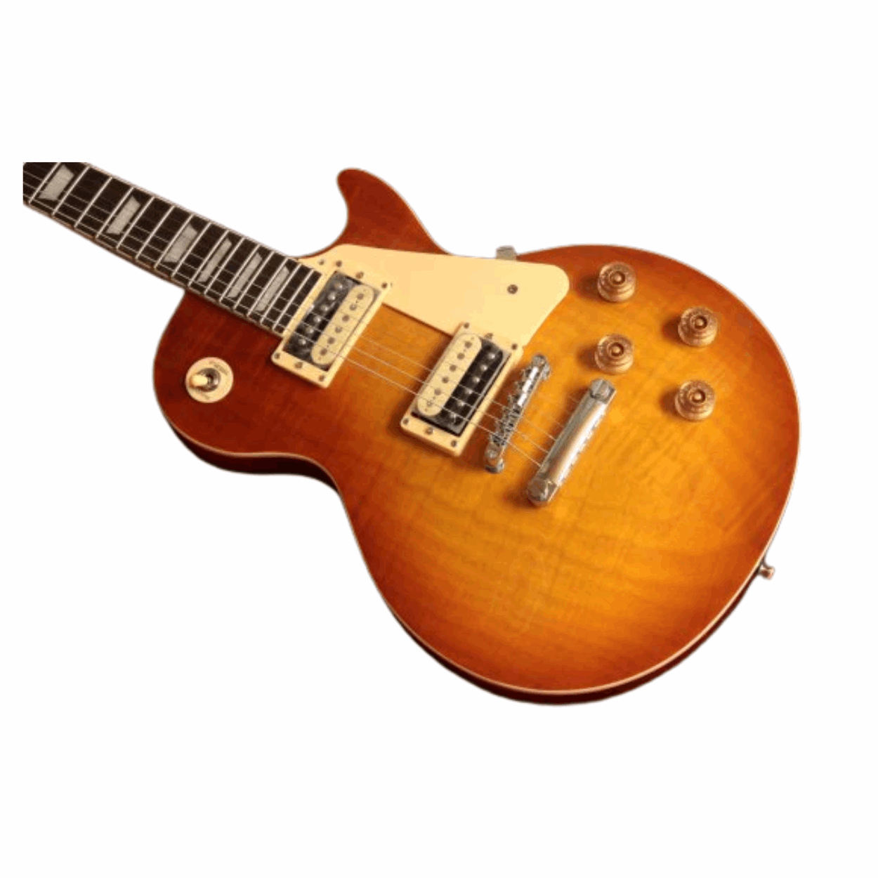 Bacchus Blp-fmh/r Hb Universe Series Electric Guitar, Honey Burst With Bag