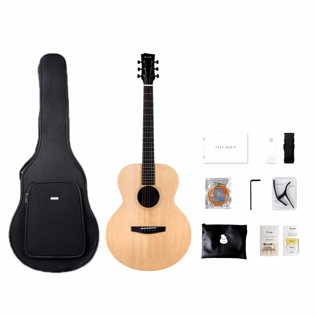 Enya EA-X1 Pro 41" HPL Acoustic Guitar With Bag And Accessories | ENYA , Zoso Music