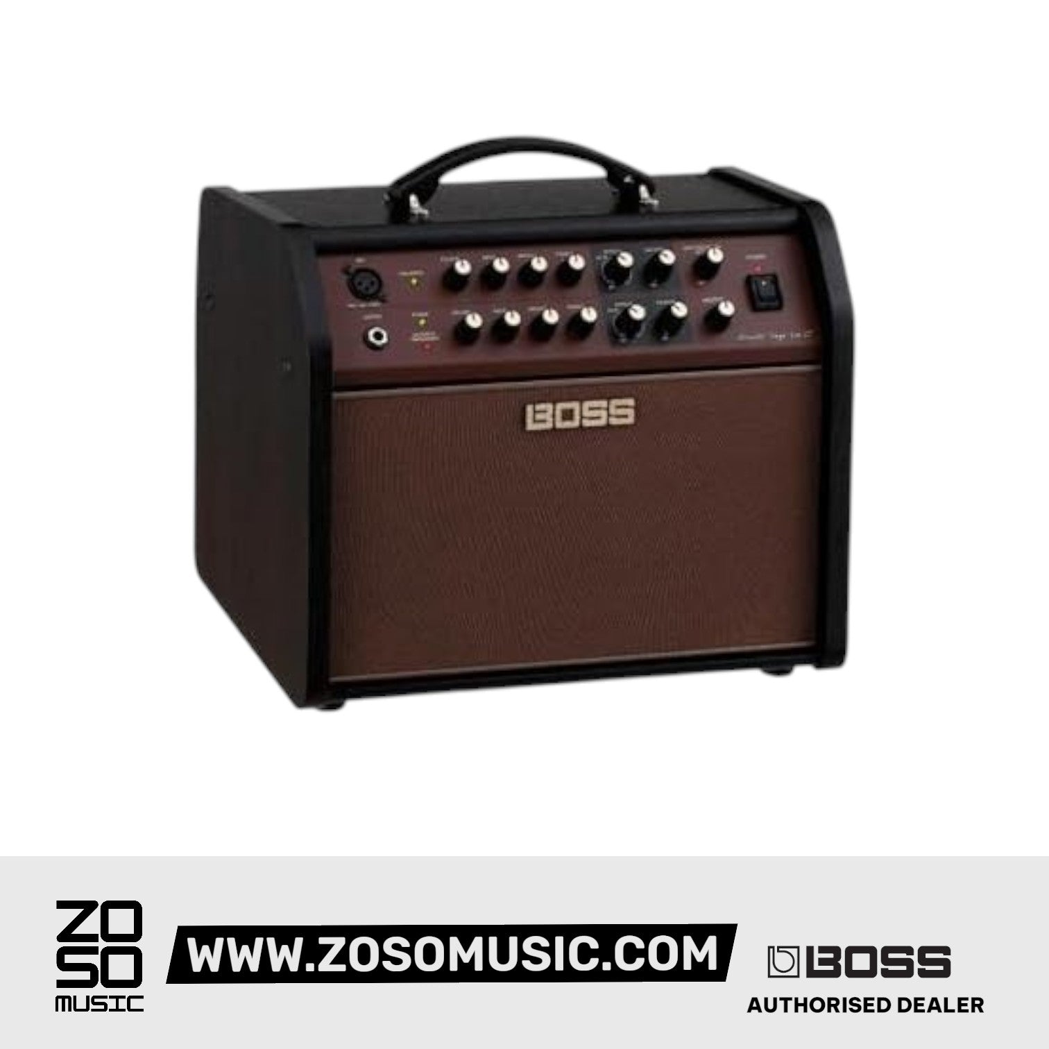 Boss ACS-LIVE-LT Acoustic Singer Live LT 60-Watt Bi-Amp Acoustic Combo |  BOSS |  AMPLIFIER-CABINET |  Zoso Music