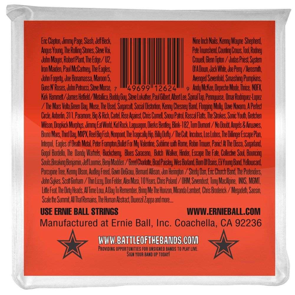 Ernie Ball Skinny Top Heavy Bottom Slinky 8-String Electric Guitar Strings, 9-80