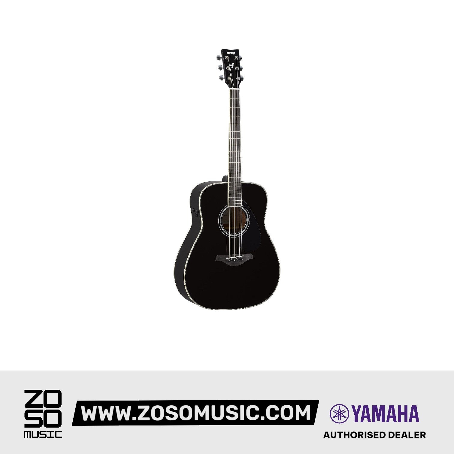 YAMAHA FG-TA (FGTA) TRANSACOUSTIC DREADNOUGHT ACOUSTIC ELECTRIC GUITAR BLACK (BL) |  YAMAHA MUSIC |  ACOUSTIC GUITAR |  Zoso Music