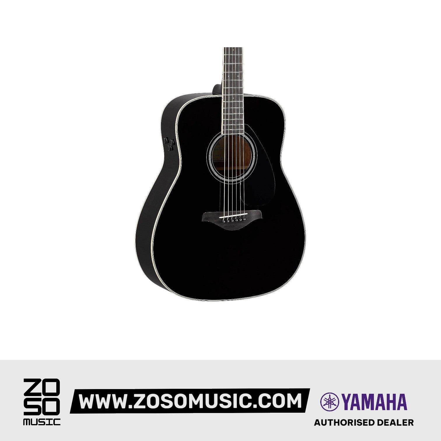 YAMAHA FG-TA (FGTA) TRANSACOUSTIC DREADNOUGHT ACOUSTIC ELECTRIC GUITAR BLACK (BL) |  YAMAHA MUSIC |  ACOUSTIC GUITAR |  Zoso Music