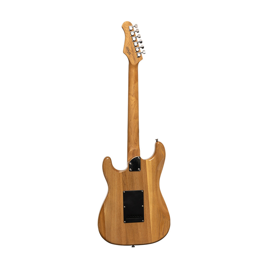 Stagg SES-60 NAT Solid Alder Body Electric Guitar - Natural - Zoso Music