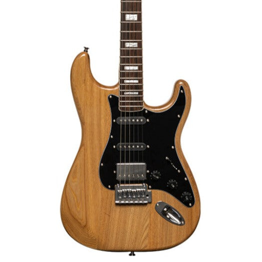 Stagg SES-60 NAT Solid Alder Body Electric Guitar - Natural - Zoso Music